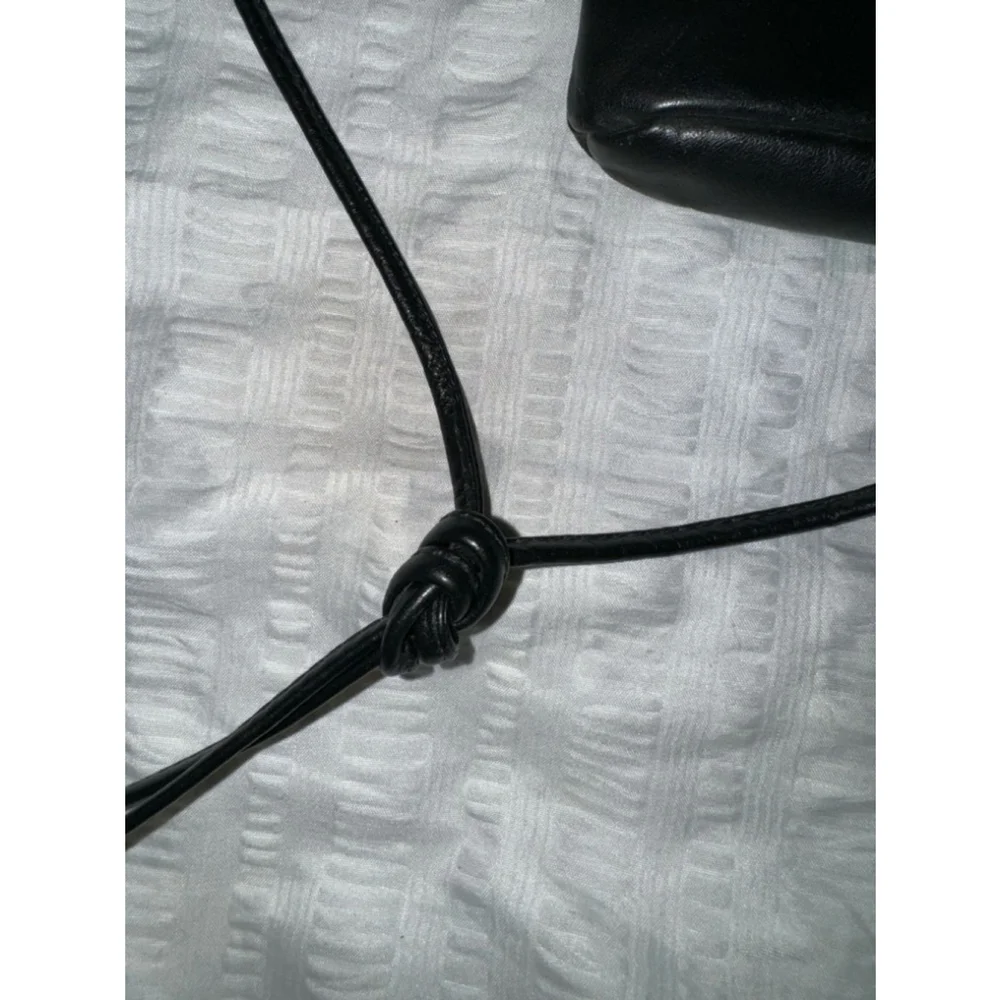 Vintage Bill Dorf Black Leather Shoulder Bag